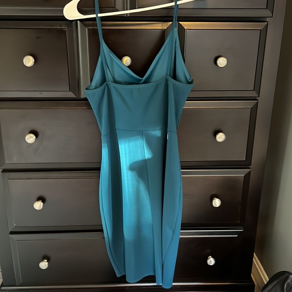 Lulus Torquoise Cocktail Dress - Picture 2 of 3